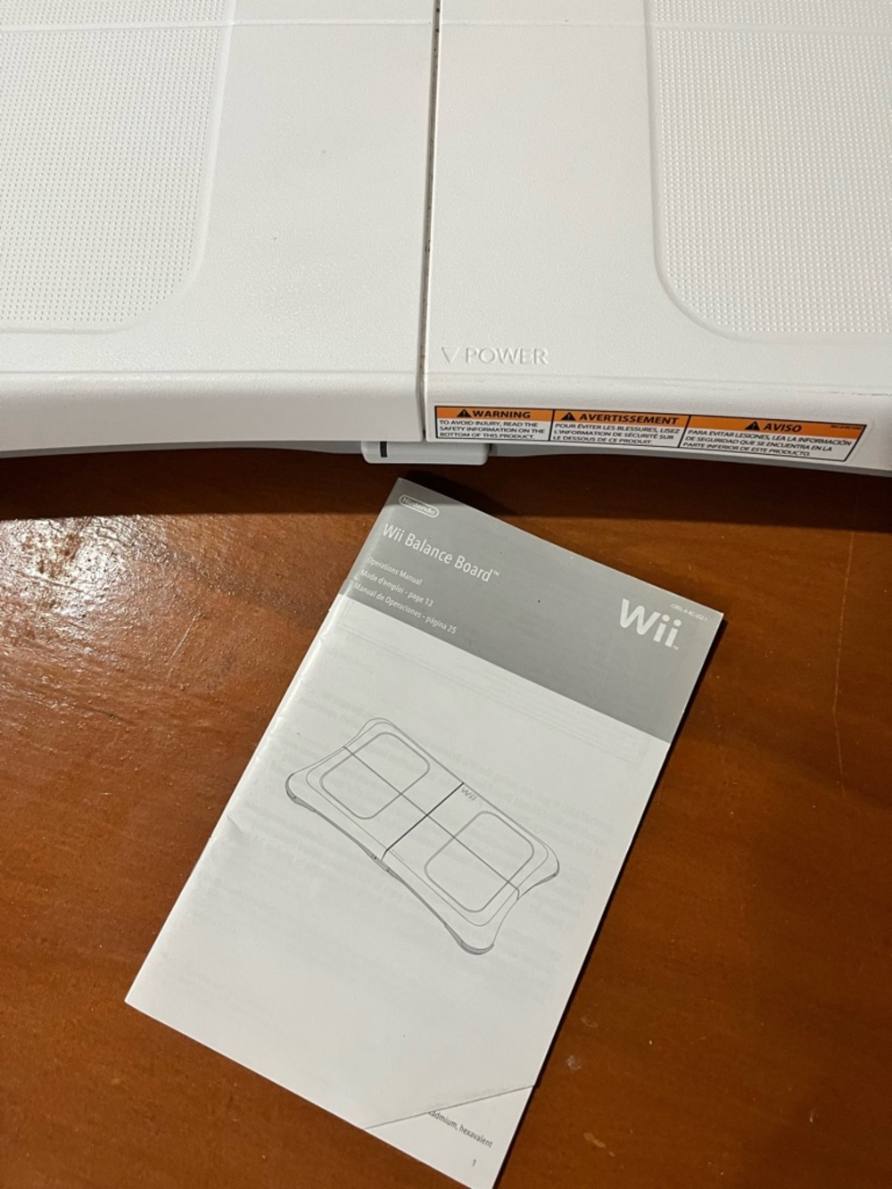 Nintendo Wii White Balance Board with Manual - Picture 2 of 5